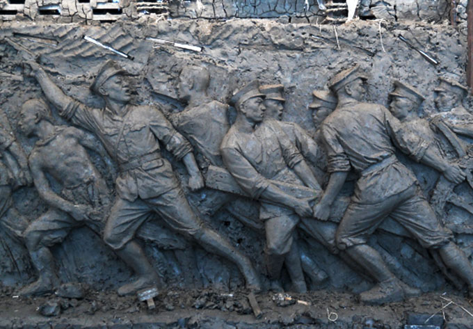 山西浮雕設計施工-武昌起義大型浮雕-1