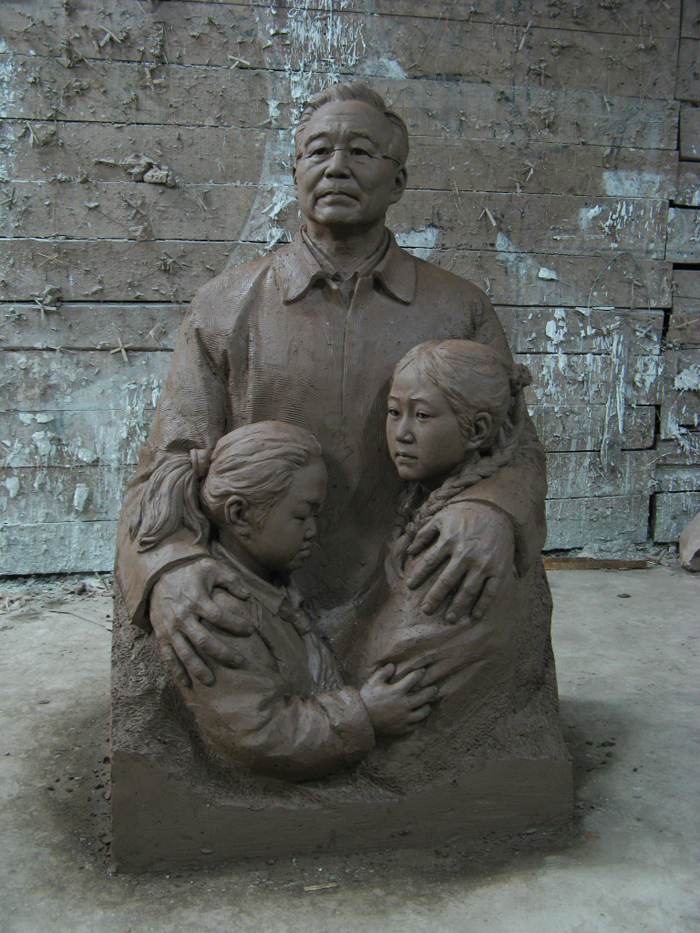 太原雕塑-大愛無疆抗震雕塑展